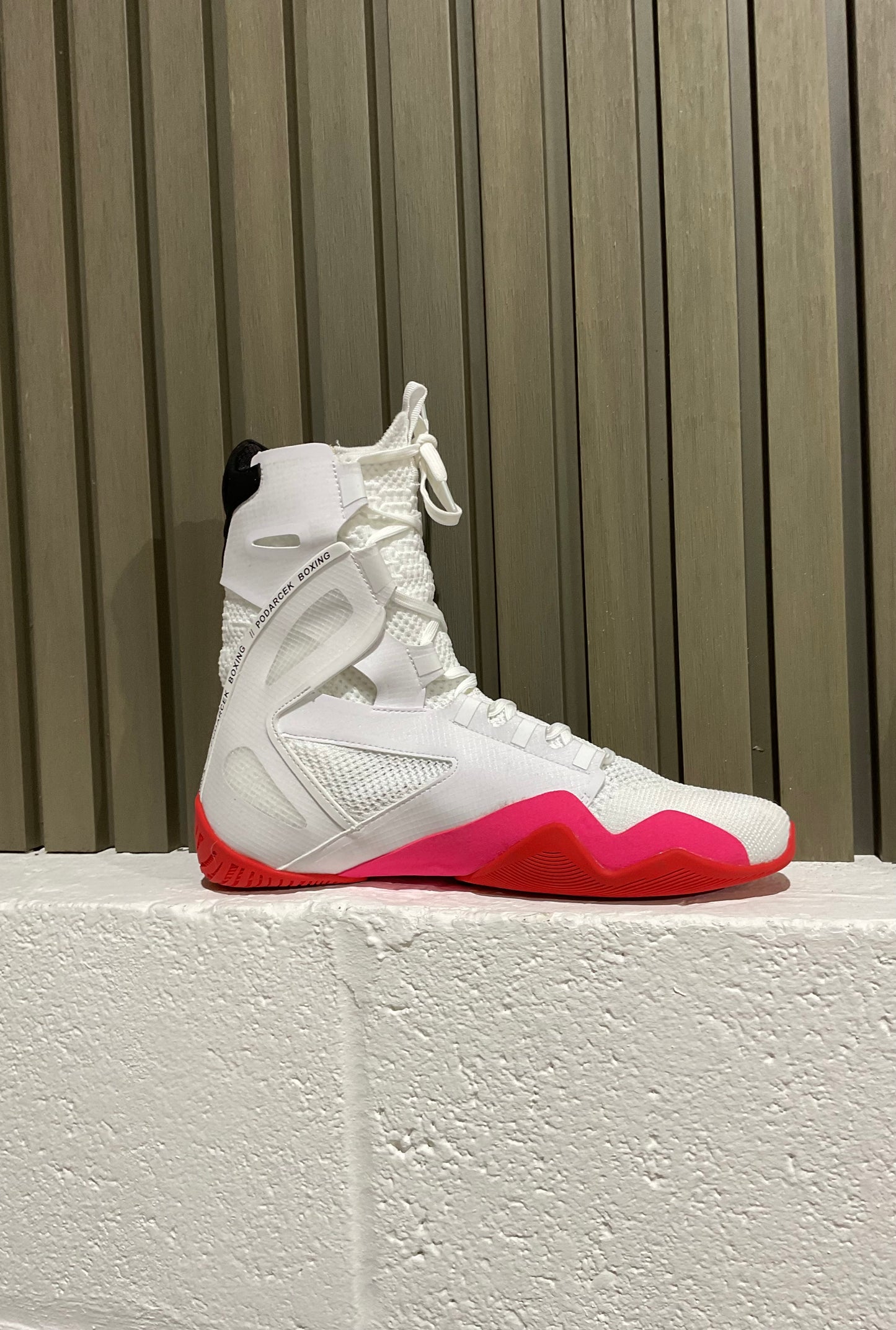 Podarcek Boxing Boots White / Pink