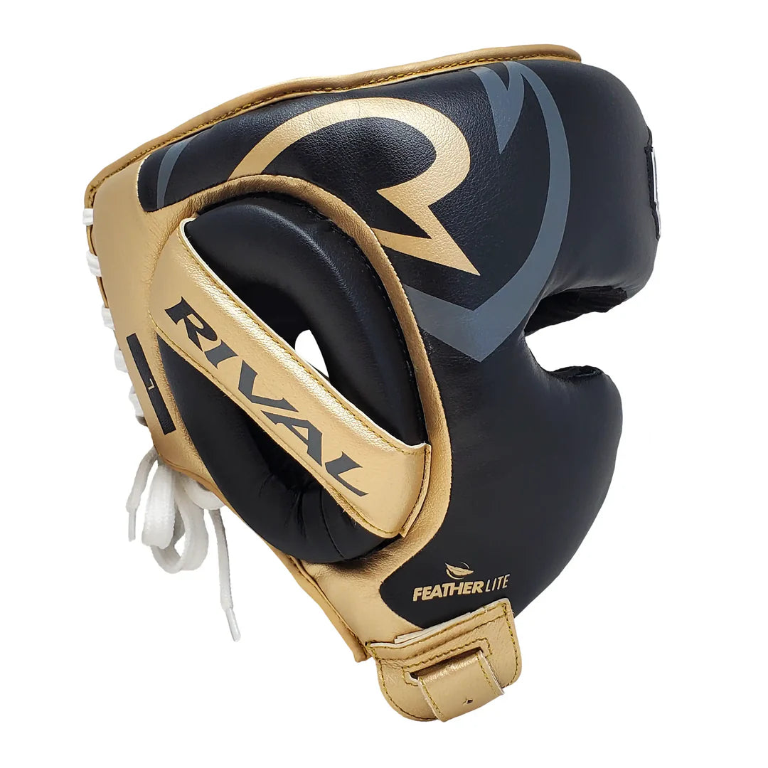 Rival RHG100 Professional Headgear Black/Gold