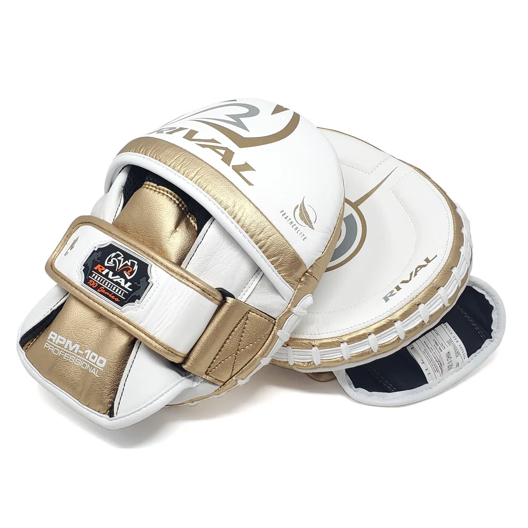 Rival RPM100 Professional Punch Mitts - White