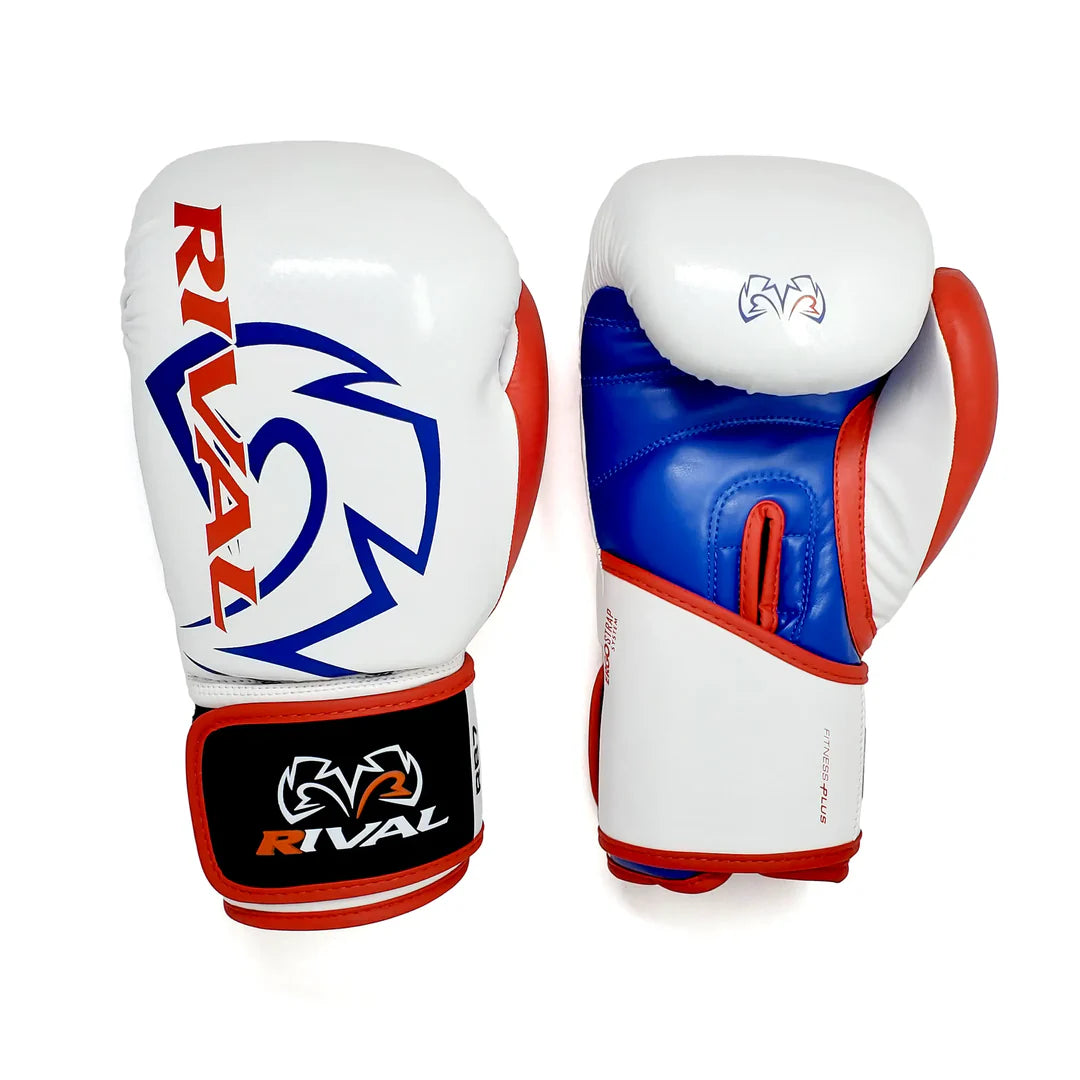 Rival RB7 Fitness Plus Bag Gloves - White / Red / Blue