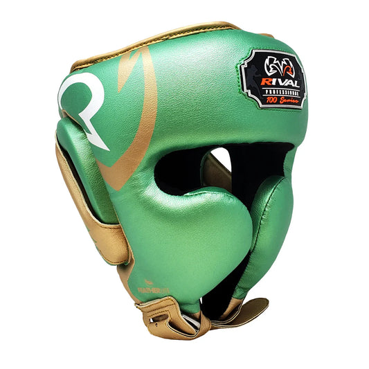 Rival RHG100 Professional Headgear - green / gold
