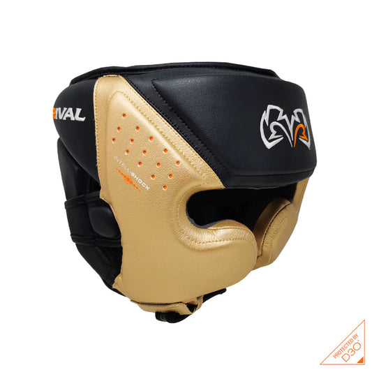 Rival RHG10 Intelli Shock Training Headgear - Gold