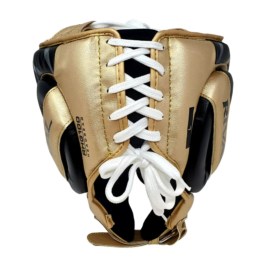 Rival RHG100 Professional Headgear Black/Gold