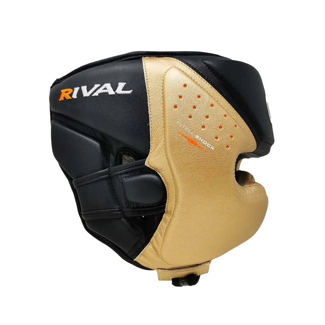 Rival RHG10 Intelli Shock Training Headgear - Gold