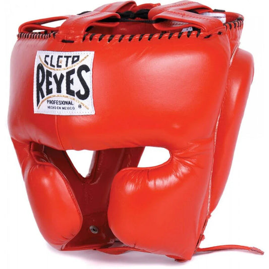 Cleto Reyes HeadGuard With Cheek Protectors Red
