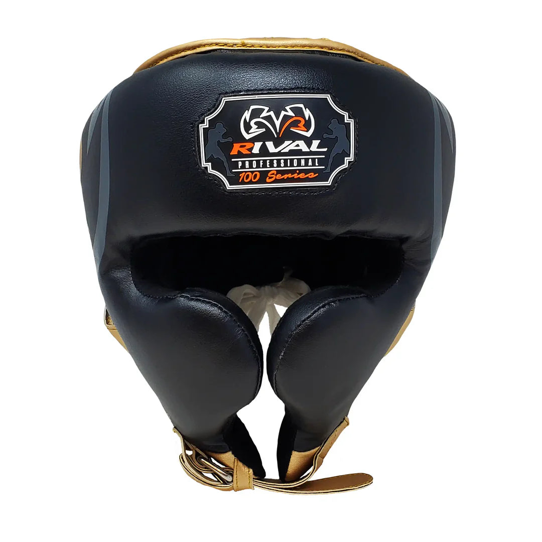 Rival RHG100 Professional Headgear Black/Gold