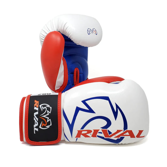 Rival RB7 Fitness Plus Bag Gloves - White / Red / Blue