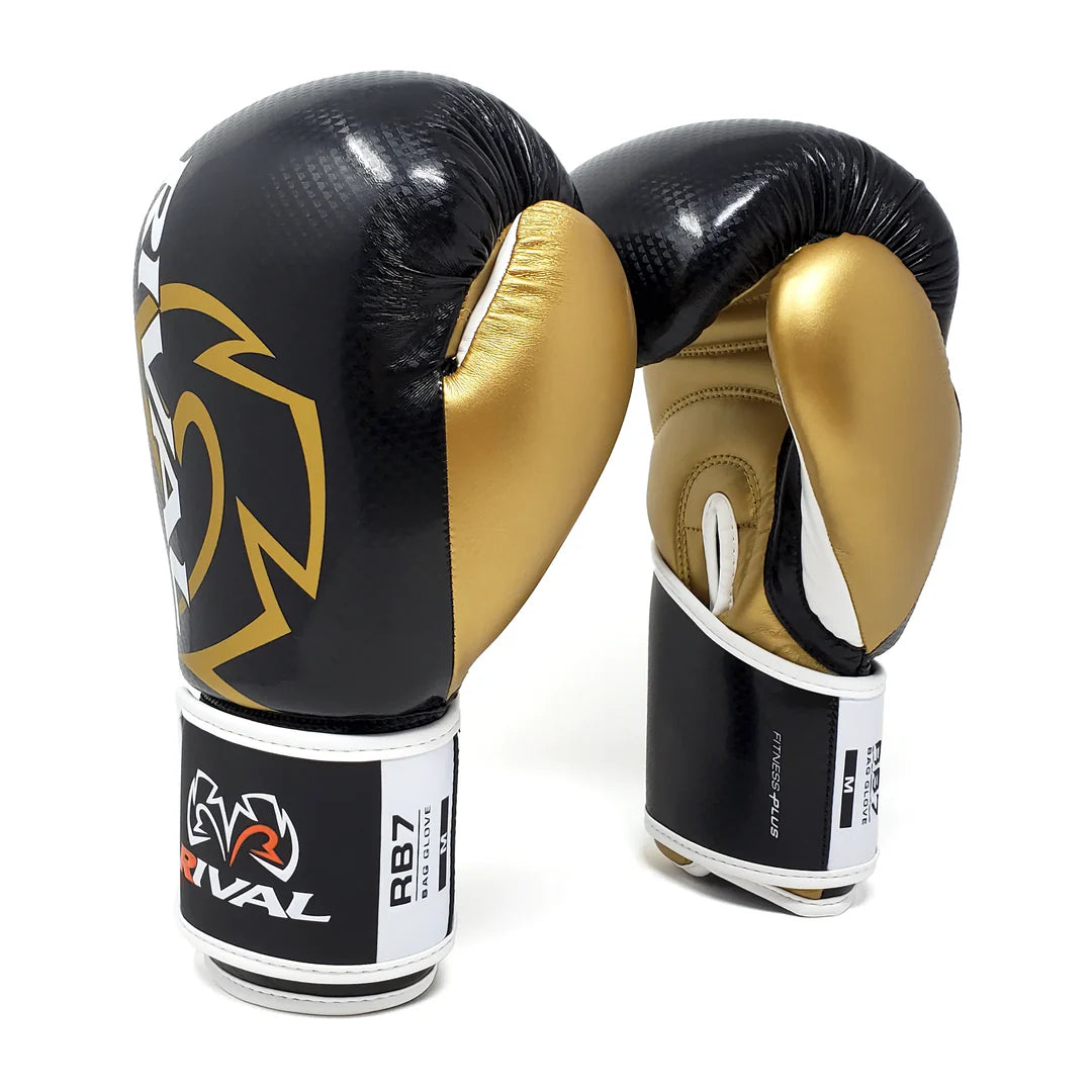 Rival RB7 Fitness Plus Bag Gloves - Black / Gold