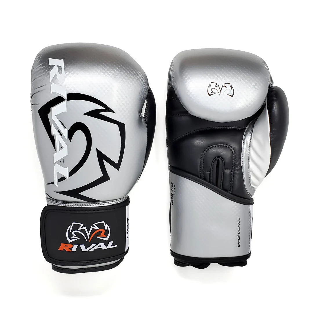 Rival RB7 Fitness Plus Bag Gloves - Silver / Black