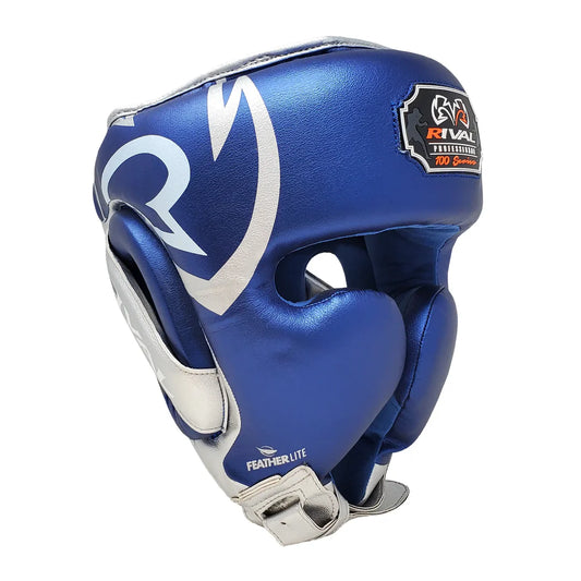 Rival RHG100 Professional Boxing Headgear - blue