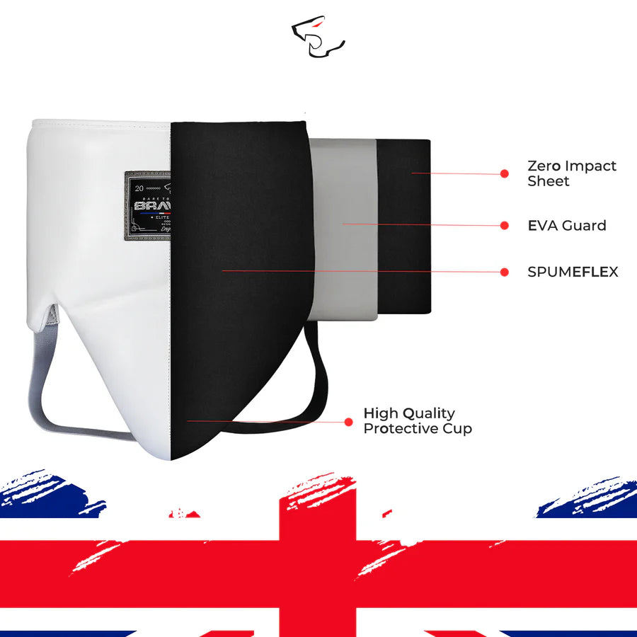 Bravose Elite Pro 2.0 Leather Groin Guard