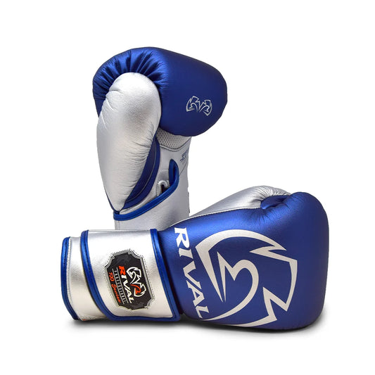 Rival RB100 Professional Bag Gloves - Blue / Silver