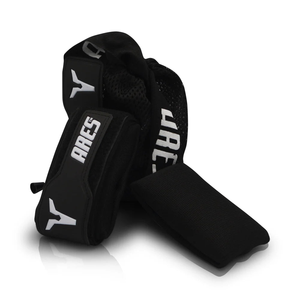 Ares Apollo Hand Wraps With Gel & Foam Knuckle Pad - Black