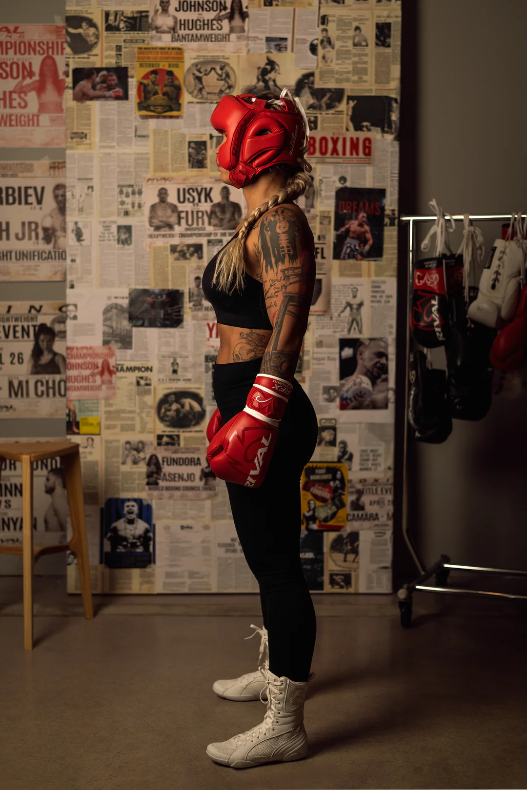 Rival RHG Guerrero Headgear Red