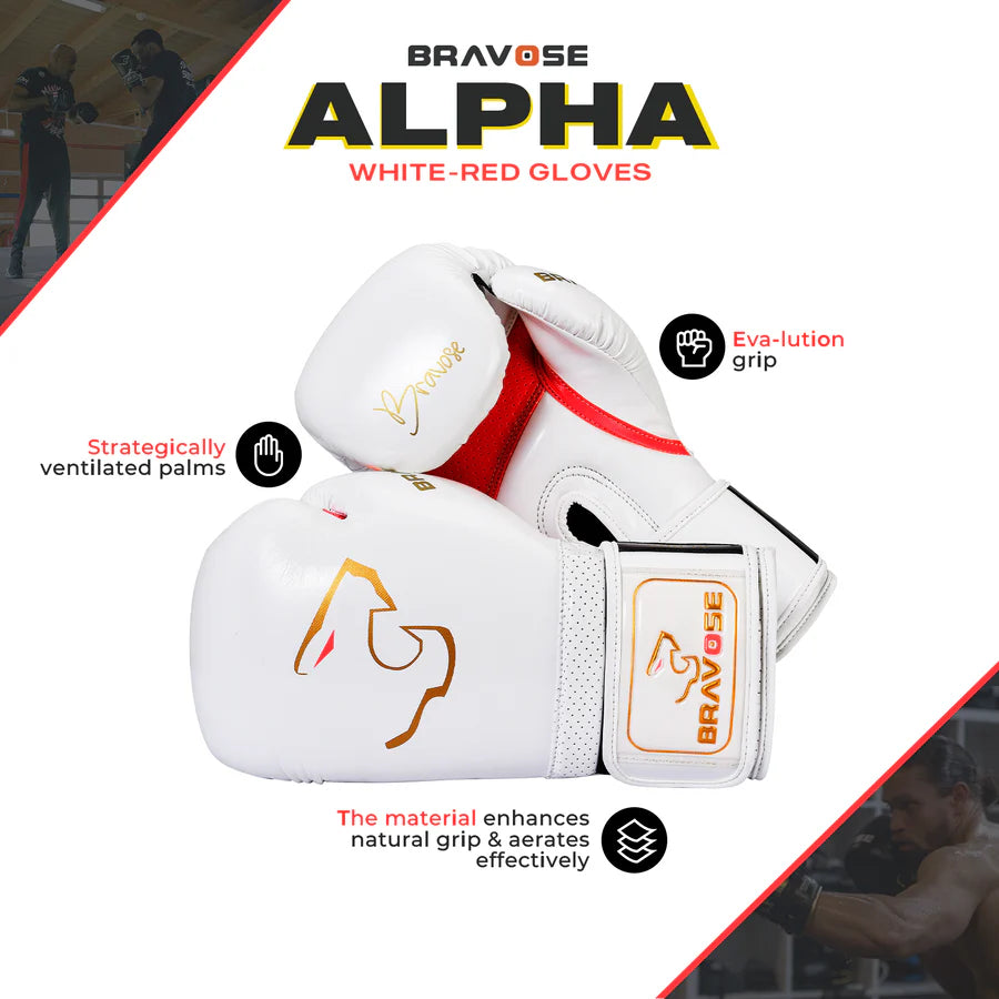 Bravose Alpha - White / Red